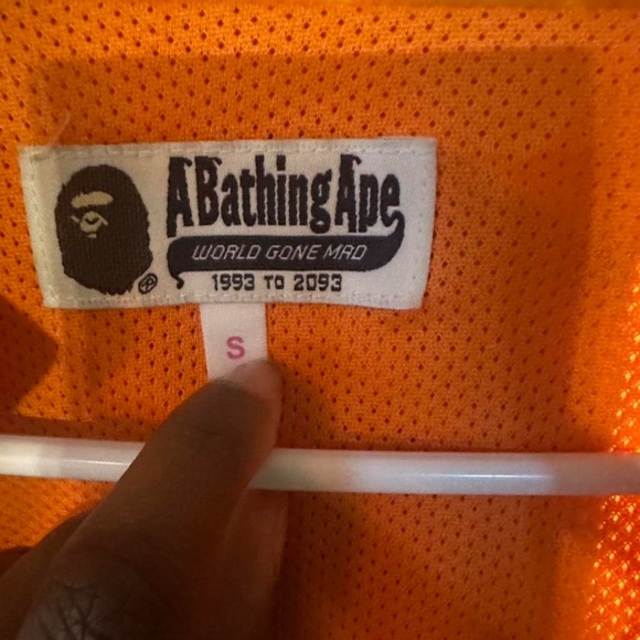 Orange BAPE windbreaker - Picture 3 of 4
